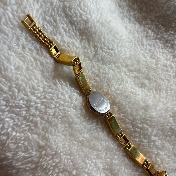 4 Vintage Jade Watch Gem Time Quartz. New Battery - Picture 6 of 9